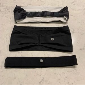 lululemon Headbands - set of 3